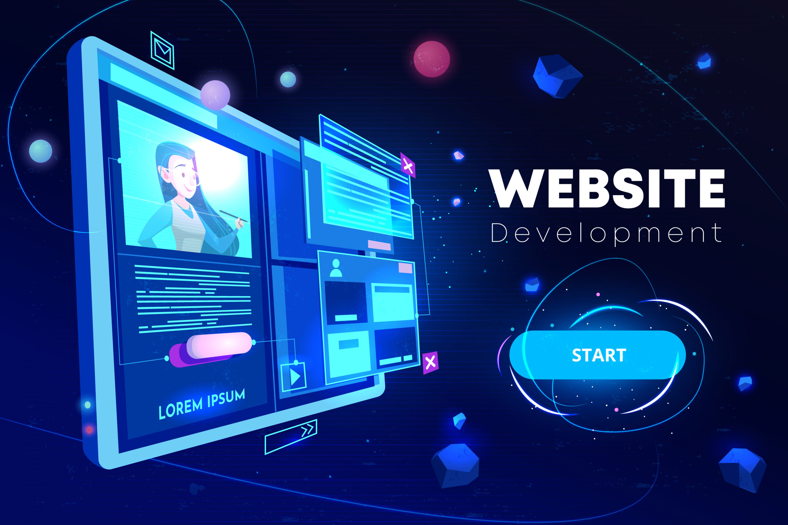 Website development banner, Professional website developer in Nehru Place Delhi WordPress website development services in Nehru Place